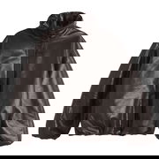 Cyrus Faux Leather High-Neck Puffer Jacket