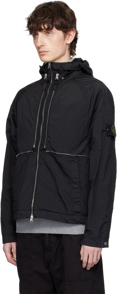 Ветровка Stone Island Stone Island Nylon Metal Watro-TC ECONYL Jacket Черно | K1S15 4100020 S0020, 3