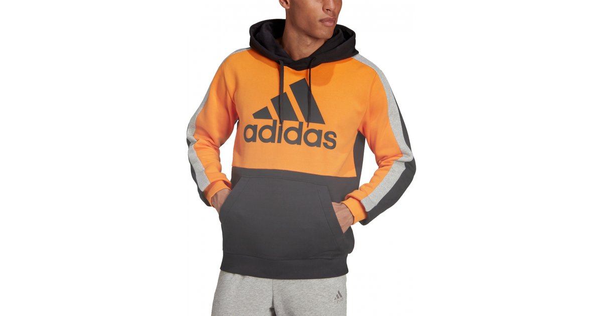 Суитчър adidas Originals Essentials Colorblock Hoodie Оранжево
 | he4326, 1