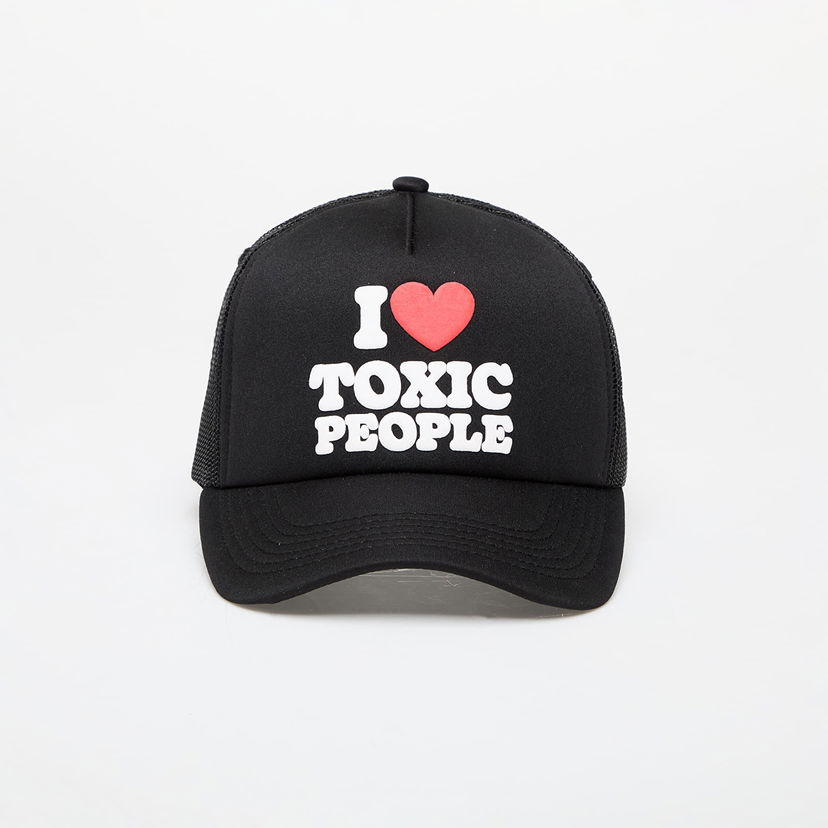 Шапка с козирка Pleasures Toxic Trucker Cap Черно | P24SP065 BLACK