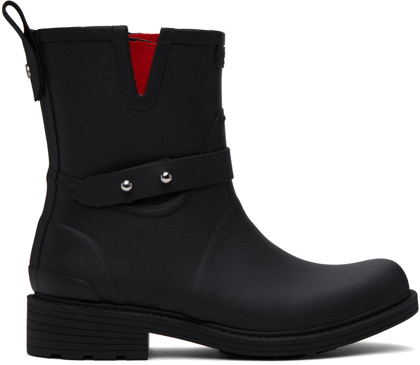 Облекло rag & bone rag & bone Moto Rain Boots Черно | W255F181Z, 0