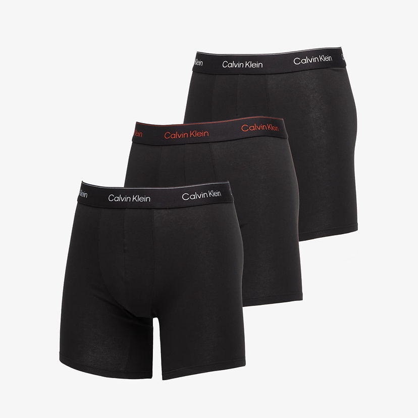 Боксерки CALVIN KLEIN Boxer Brief 3-Pack M Черно | LV00NB4394 0FL