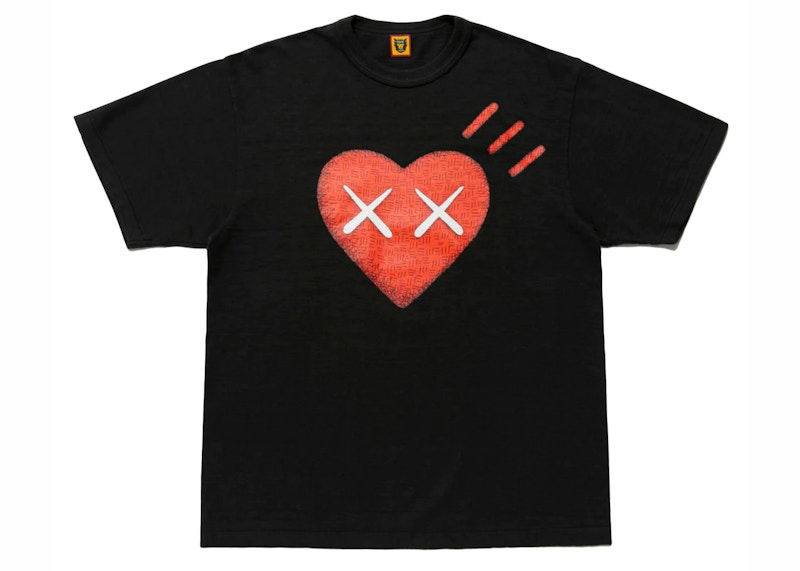 Тениска KAWS KAWS x Human Made Heart T-Shirt Бяло | XX22TE008, 1