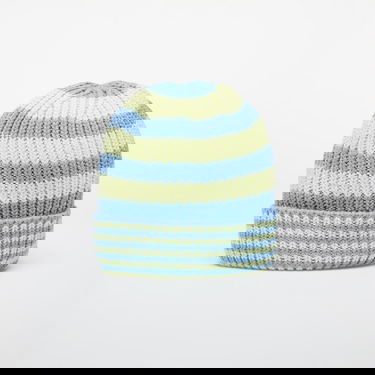 Шапка New Era Knit Medium Stripe Beanie Pastel Blue Universal Тюркоазено | 60565458, 1