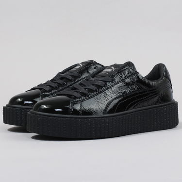 Кецове и обувки Puma Creeper Wrinkled Patent Черно | 364465 01, 1