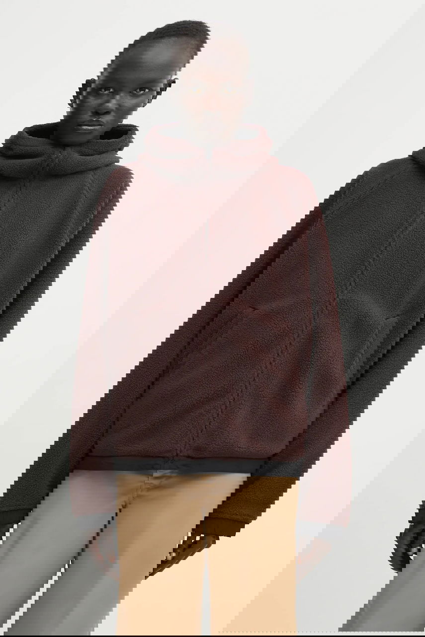 Яке Carhartt WIP Hooded Helix Fleece Jacket Кафяво | I035461.3ANXX, 0