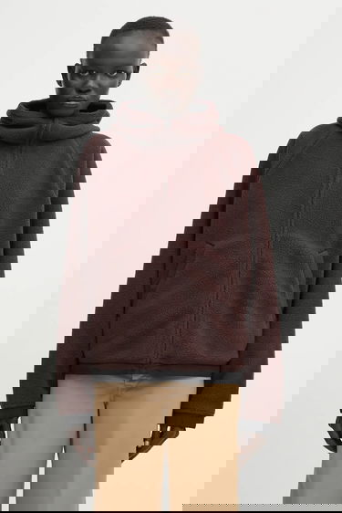 Яке Carhartt WIP Hooded Helix Fleece Jacket Кафяво | I035461.3ANXX, 0