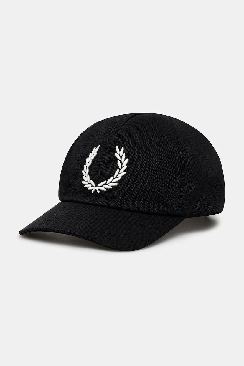 Шапка с козирка Fred Perry Fred Perry Baseball Cap Черно | HW1294