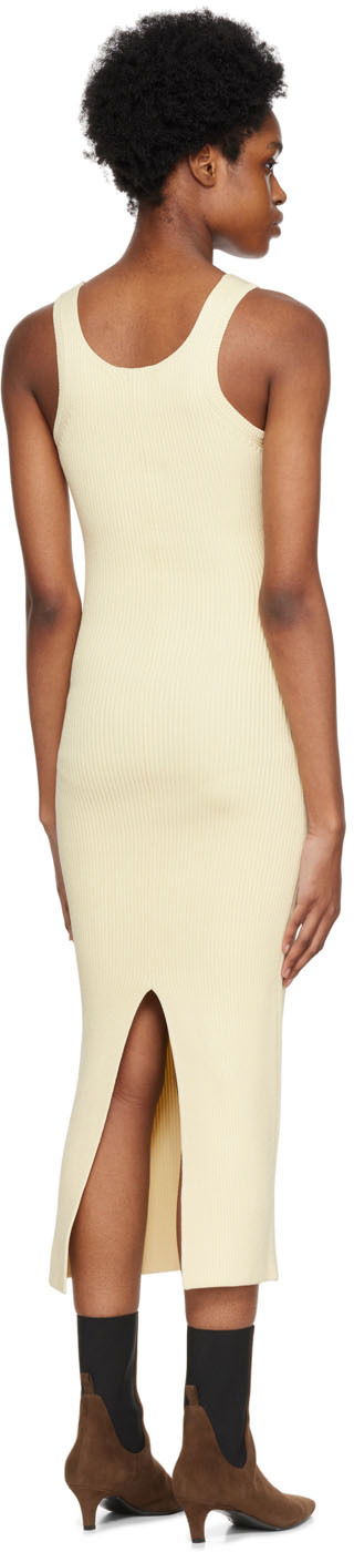 Pокля TOTEME Curved Compact Midi Dress Жълто | 223-669-320, 2