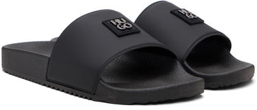 Кецове и обувки BOSS Hugo Contrast-Logo Strap Slides Черно | 50548671, 3