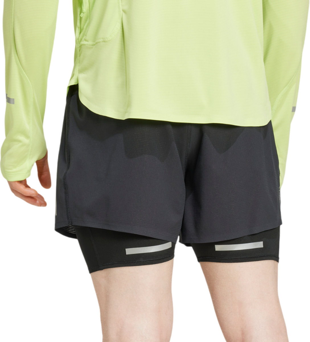 Къси панталони adidas Originals Ultimate 2-in-1 Running Shorts Черно | jd7800, 1