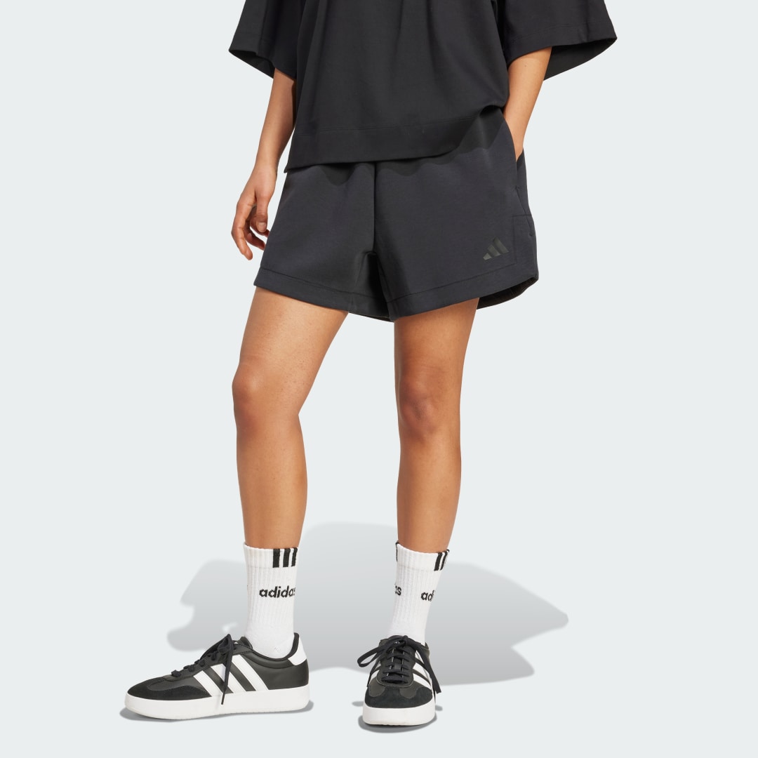 Къси панталони adidas Performance ALL SZN Soft Lux Relaxed Fit Shorts Черно | JM3751, 0