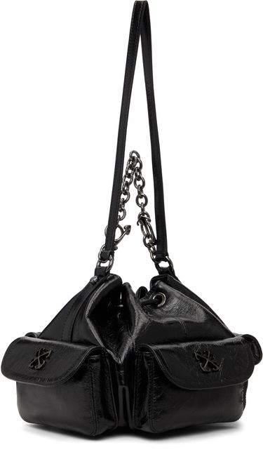 Чанта през рамо Off-White Dumbo Bucket Bag Черно | OWMY002F25LEA0011000, 2