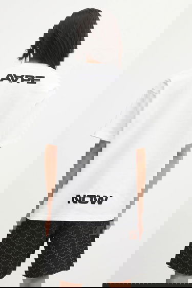 Тениска AAPE by A Bathing Ape Clover Now T-Shirt Бяло | AAPTEM1601XXO, 2