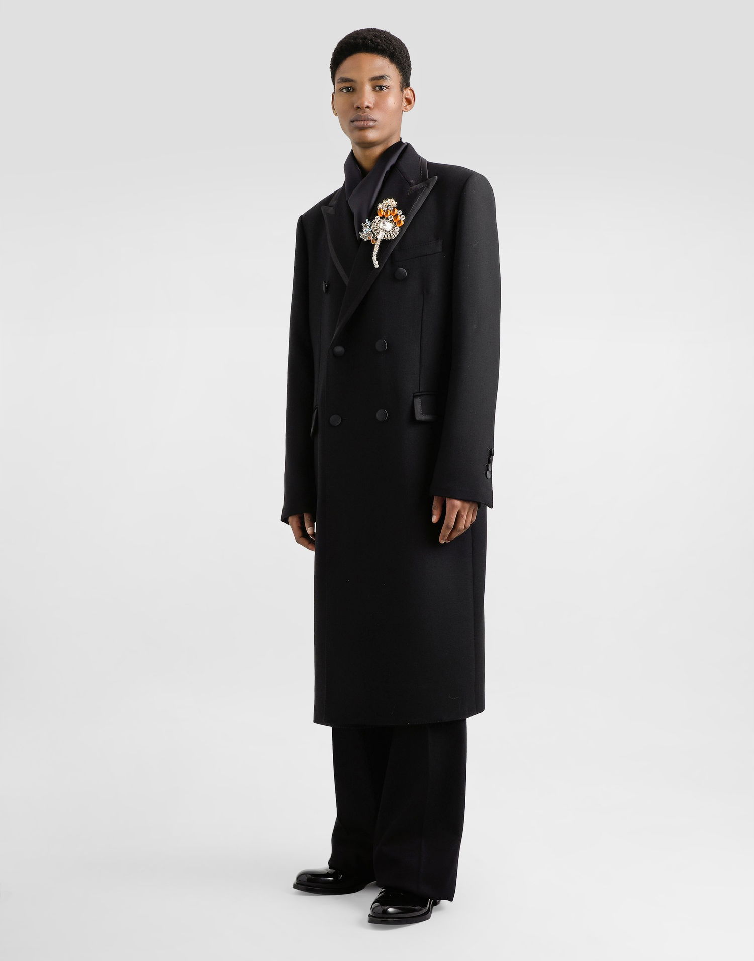 Палта Dolce & Gabbana Dolce & Gabbana Double-Breasted Wool Coat Черно | G055JTFUZD5N0000, 1