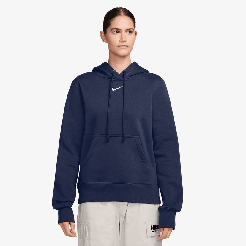 Суитчър Nike Phoenix Fleece Standard Fit Hoodie Тъмно синьо | HF6839-410