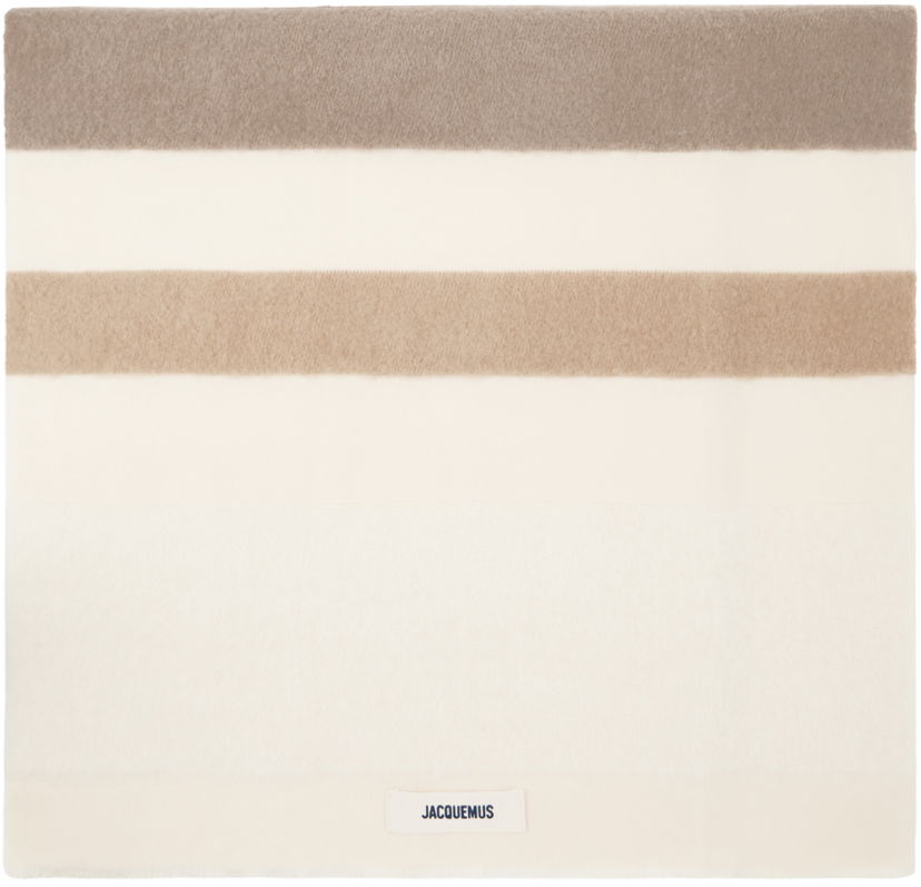 Шал Jacquemus Beige 'L'écharpe Arazzo' Scarf Бежово | 24H246AC683-5206