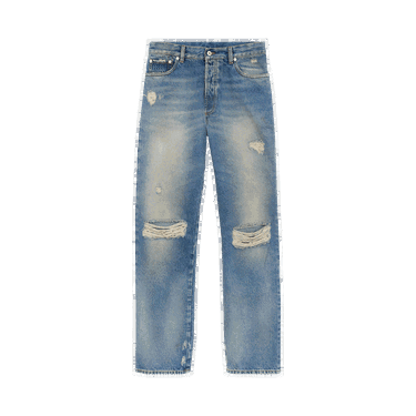 Дънки HERON PRESTON Distressed Regular Jeans Синьо | HMYA011F22DEN0034000, 0