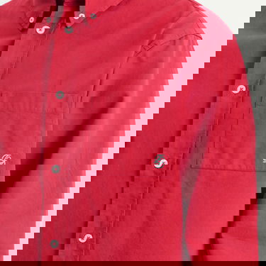 Риза Drôle de Monsieur Mirror Long Sleeve Button-Up Shirt Червено | I-SH240-CO178-RD, 5