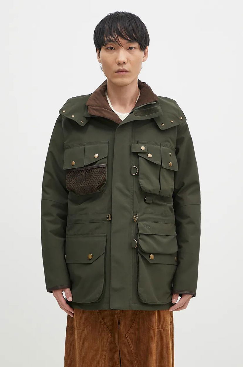 Дъждобран Barbour Raincoat Dryfly Зелено | MWB1117