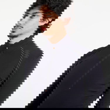 Тениска Soar Running SOAR Wooltech Long-Sleeve Half-Zip Running Top Черно | AW25-SLS6M-BLK, 1