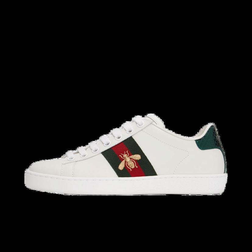 Кецове и обувки Gucci Embroidered Bee Ace Sneakers 'White' Бяло | 431942 02JP0