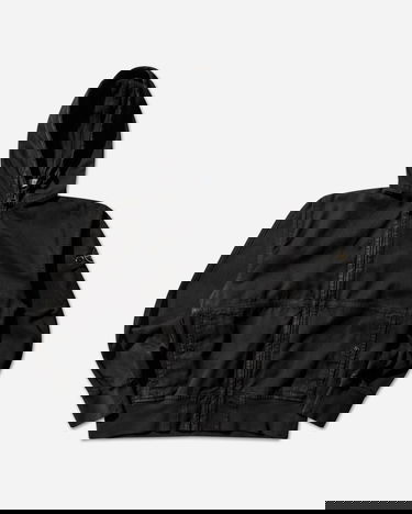 Суитчър Stone Island Organic Panama Cotton OLD Effect Hooded Zip Jacket Черно | L1S156100068S0184 V0129, 1