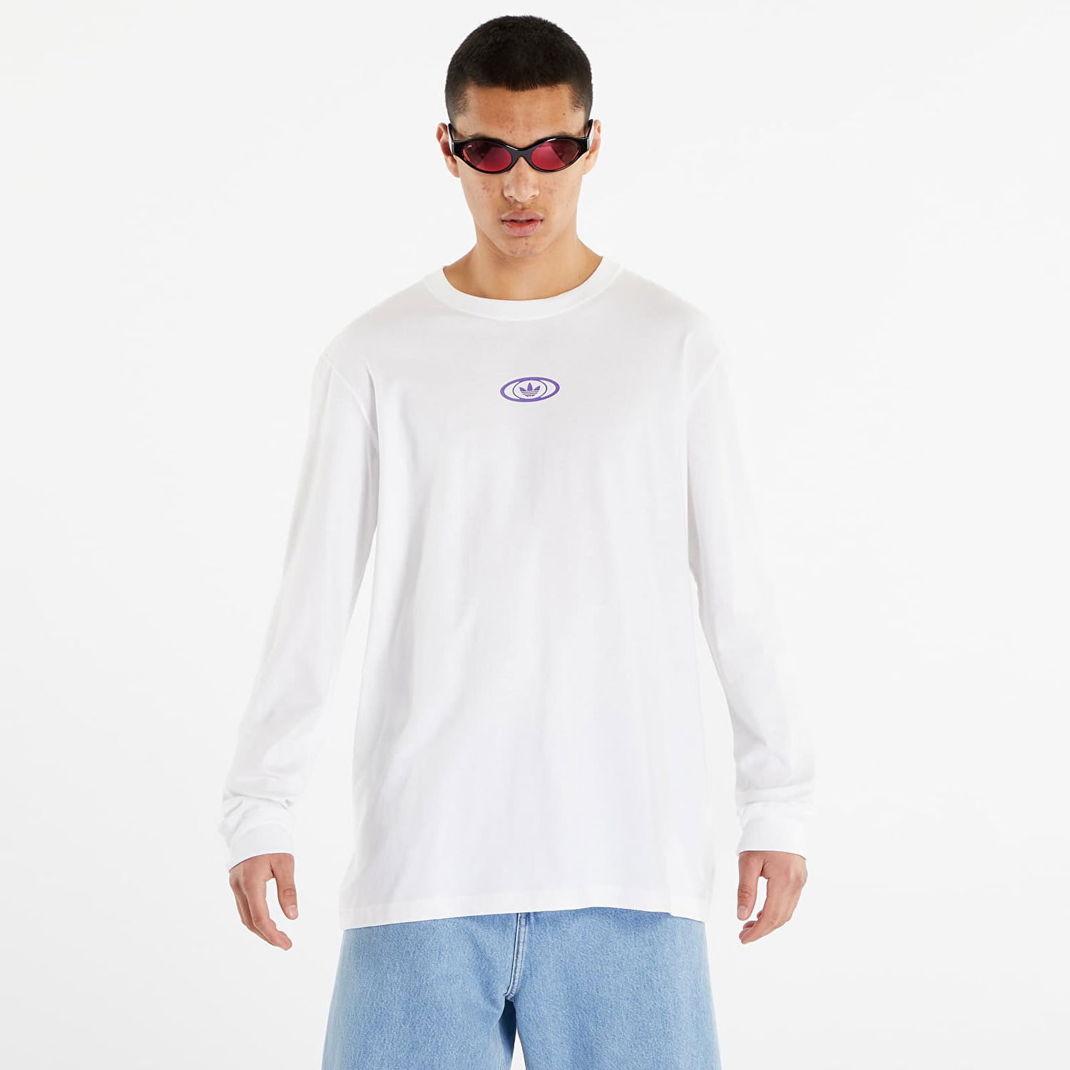 Тениска adidas Originals Long Sleeve Tee Бяло | IC6008, 0