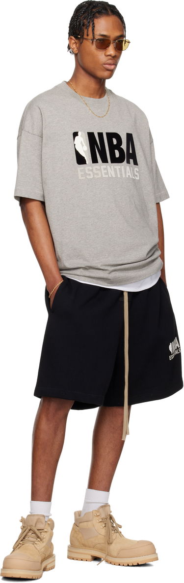 Тениска Fear of God Fear of God ESSENTIALS NBA Short Sleeve T-Shirt Сиво | 125AL244100F, 4
