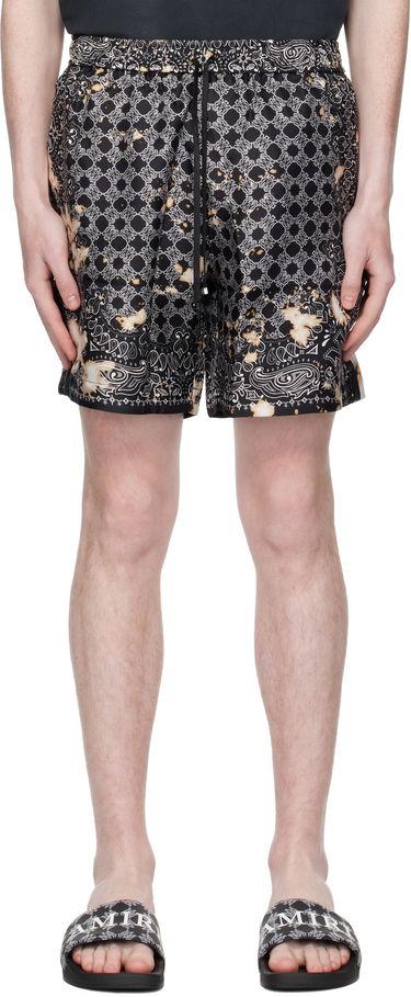 Къси панталони AMIRI AMIRI Bleach Bandana Shorts Черно | AMSHCA1106, 0