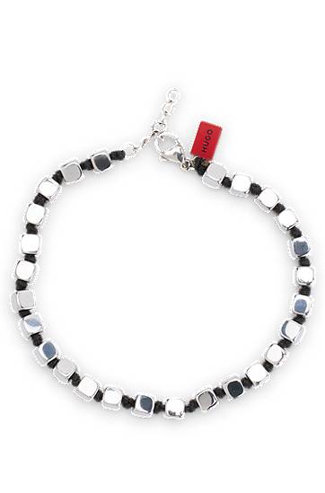 Гривна BOSS Men's Steel Cube Cuff Bracelet Металик | 50544514, 1
