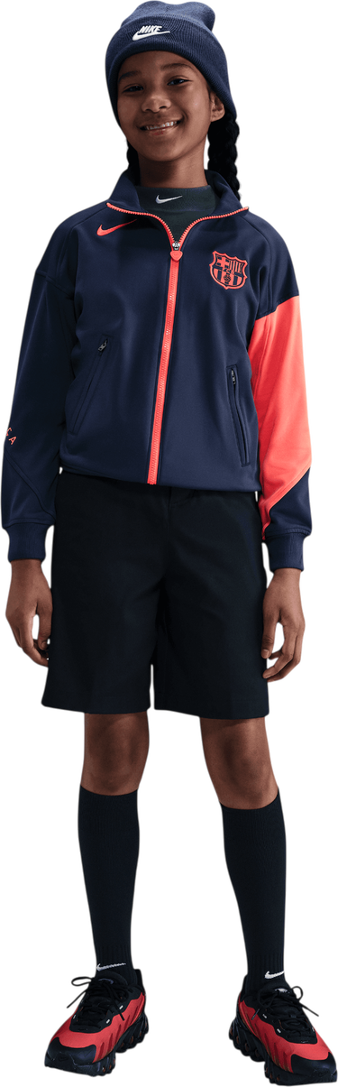 Яке Nike Dri-FIT Total 90 FC Barcelona Soccer Anthem Jacket Тъмно синьо | hm4179-410, 1