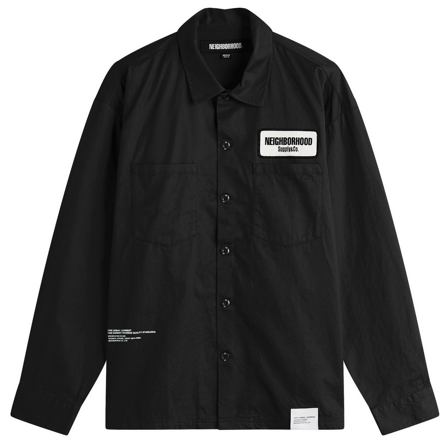 Риза Neighborhood Classic Work Shirt Черно | 251TSNH-SHM03-BLK, 1