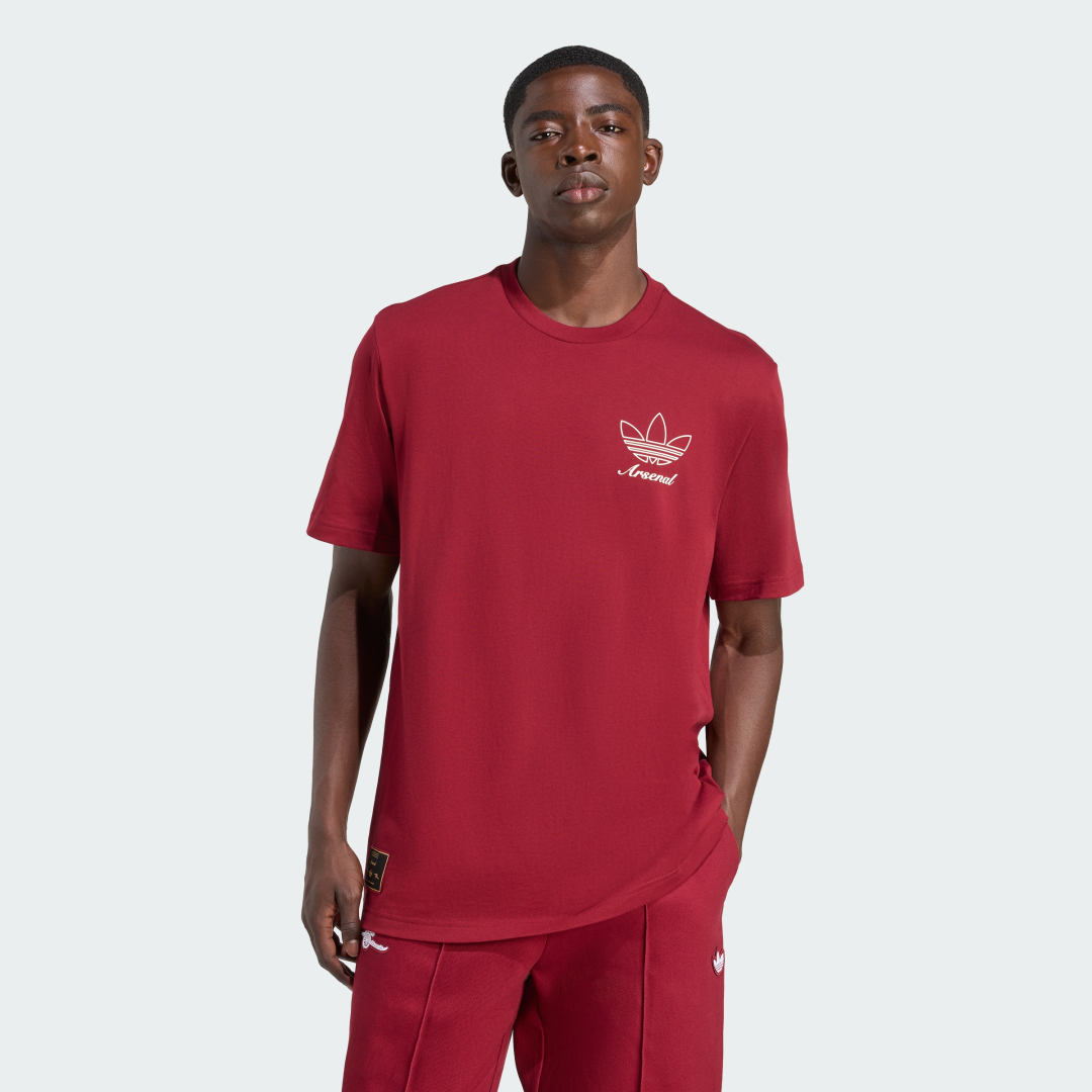 Тениска adidas Performance Arsenal Terrace Icons T-Shirt Червено | JM9414, 0