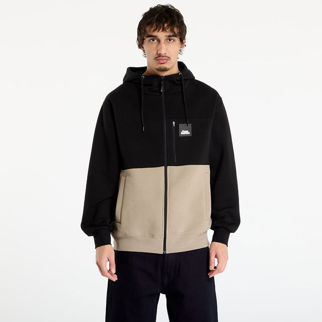 Vick Full-Zip Two-Tone Hoodie