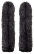 Anna Sui SSENSE Exclusive Faux-Fur Mittens