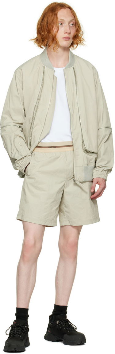 Къси панталони Helmut Lang Designer Nylon Shorts Бежово | M05HM205, 3
