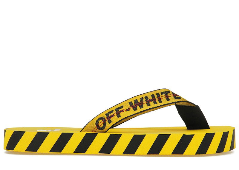 Кецове и обувки Off-White Industrial Flip Flops Yellow SS21 Жълто | OMIC002R21MAT0021810, 0