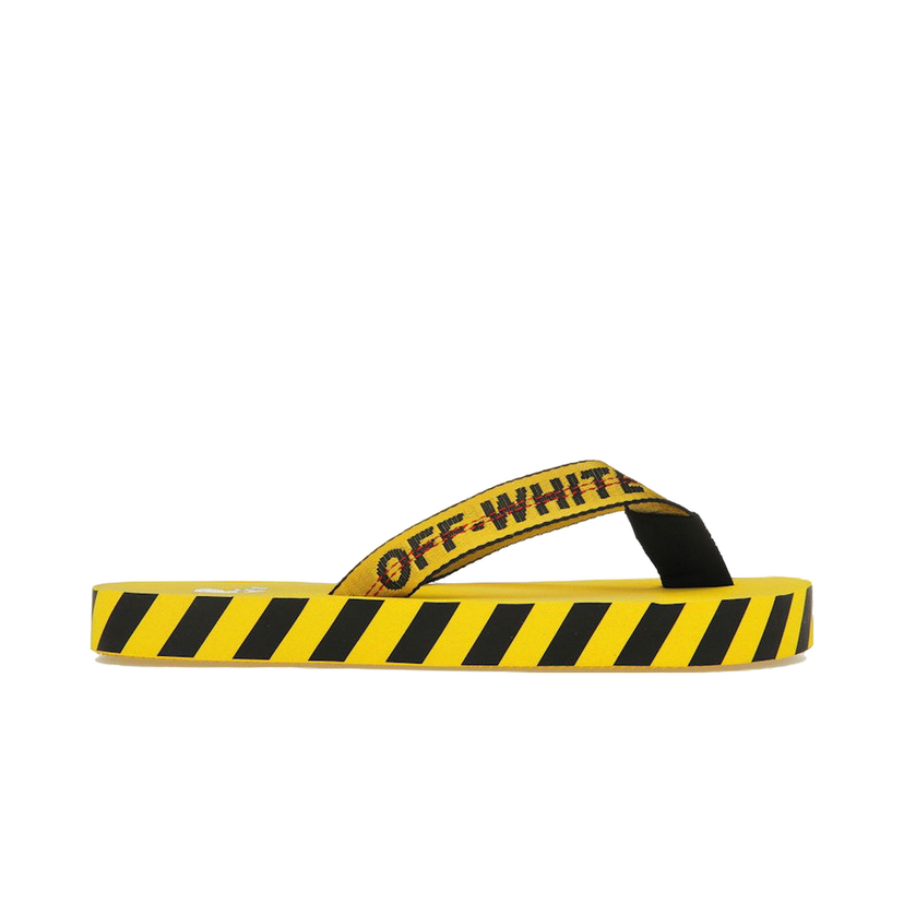 Кецове и обувки Off-White Industrial Flip Flops Yellow SS21 Жълто | OMIC002R21MAT0021810