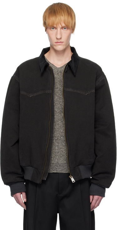Яке Maison Margiela Maison Margiela Yoke Caban Bomber Jacket Черно | S50AM0640 M35255, 0