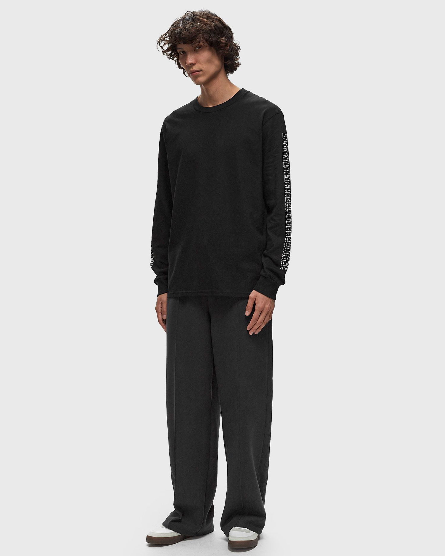 Тениска Fucking Awesome Full Drip Long Sleeve Tee Черно | PN24548-BLACK, 1