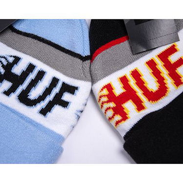 Шапка HUF Enforcer Pom Beanie black Черно | bn00125-black, 3