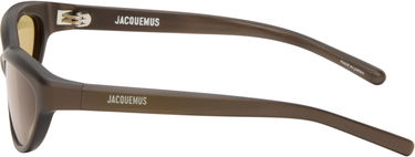 Слънчеви очила Jacquemus Jacquemus 'The Curvo' Sunglasses Кафяво | JAC134C4SUN, 2