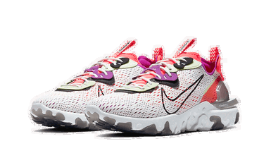 Кецове и обувки Nike React Vision ''White Laser Crimson'' GS Бяло | CD6888-102, 2