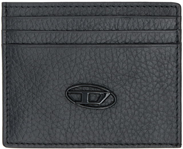 Diesel Grained Leather Card Holder