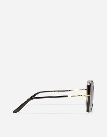 Слънчеви очила Dolce & Gabbana Dolce & Gabbana DNA Square Sunglasses Черно | VG4491VP98G9V000, 3