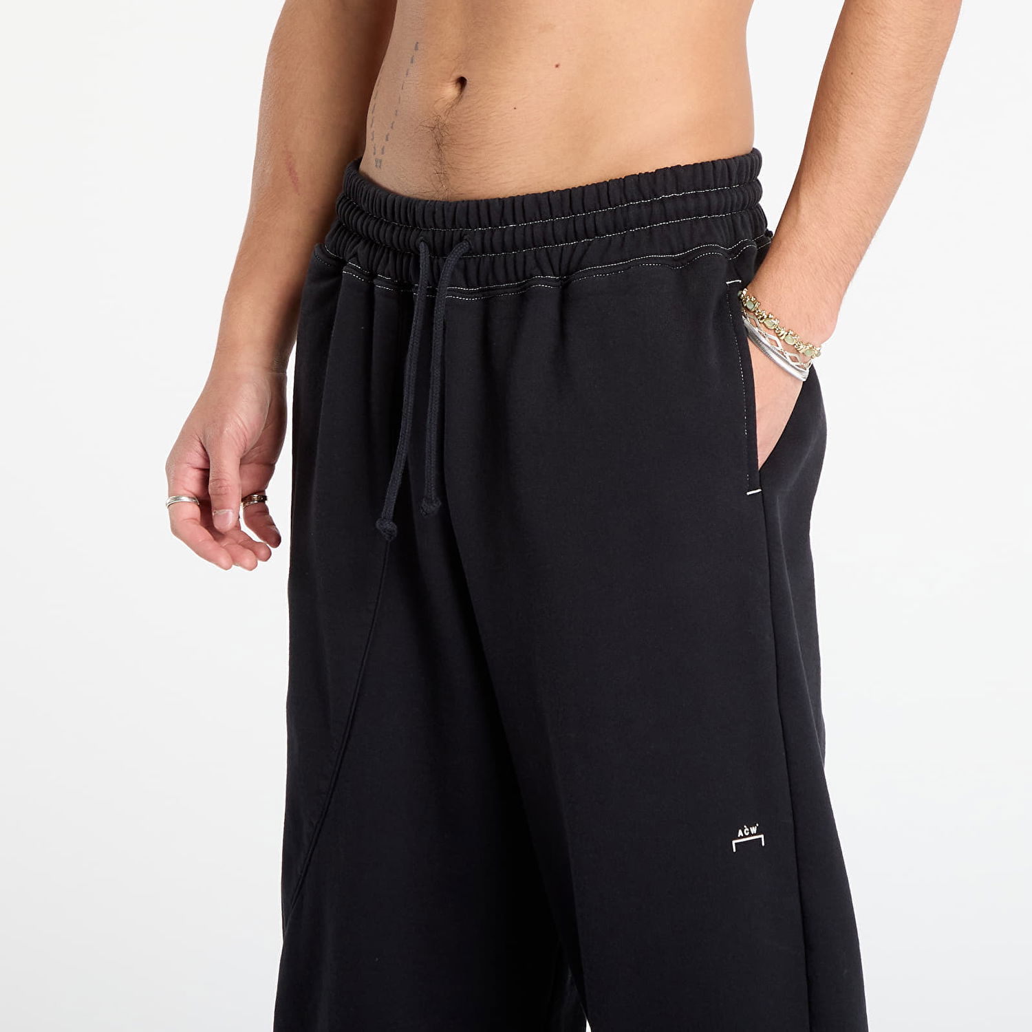 Спортни панталони A-COLD-WALL* A-COLD-WALL* Millbank Sweatpant Черно | ACWMB350 Black, 1