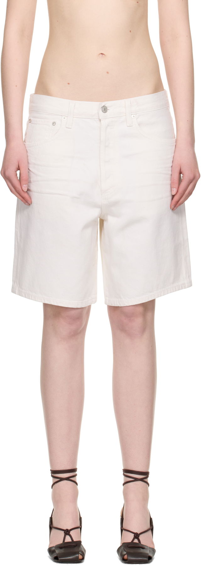 AGOLDE Indra Denim Shorts