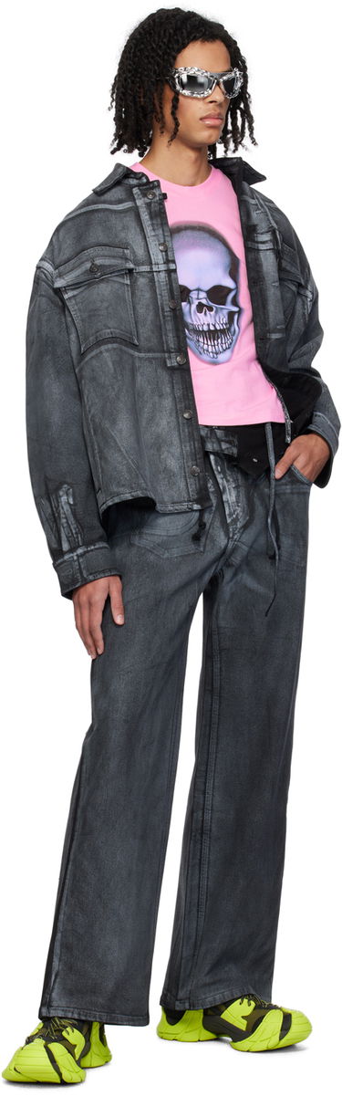 Дънки Ottolinger Ottolinger Double Fold Jeans Черно | 1702812, 3