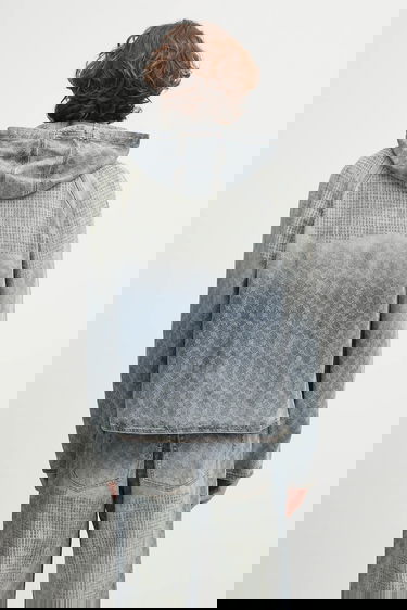 Суитчър DAILY PAPER Daily Paper Destroyed Denim Hoodie Синьо | 2521025, 2
